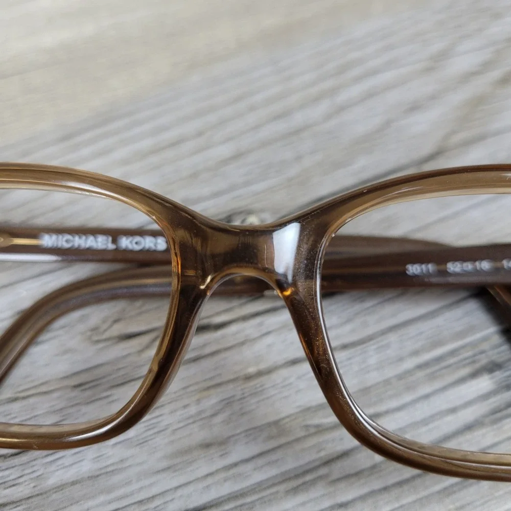 Michael Kors Eyeglasses Frames MK8006 Medellin 3011 Brown Animal Print 52-16-140